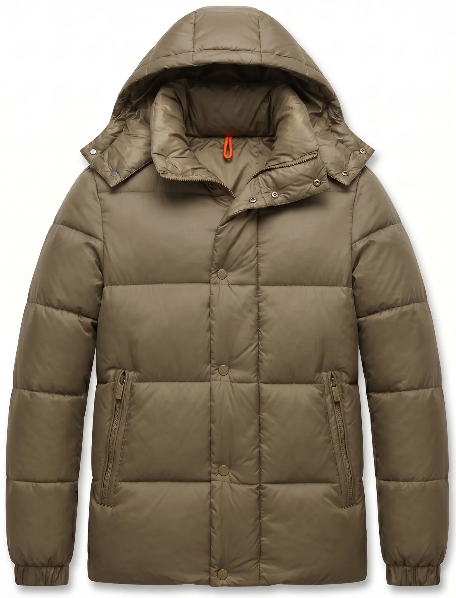 Puffer Jas Heren - Jassen Heren Winter - 8055 - Bruin-1