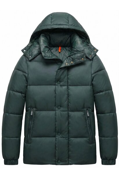 Puffer Jas Heren - Jassen Heren Winter - 8055 - Groen