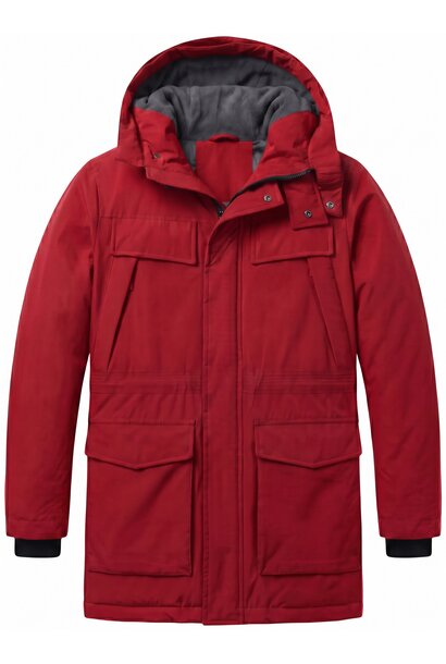 Parka Heren - Heren Winterjassen Volwassen - LF891 - Rood