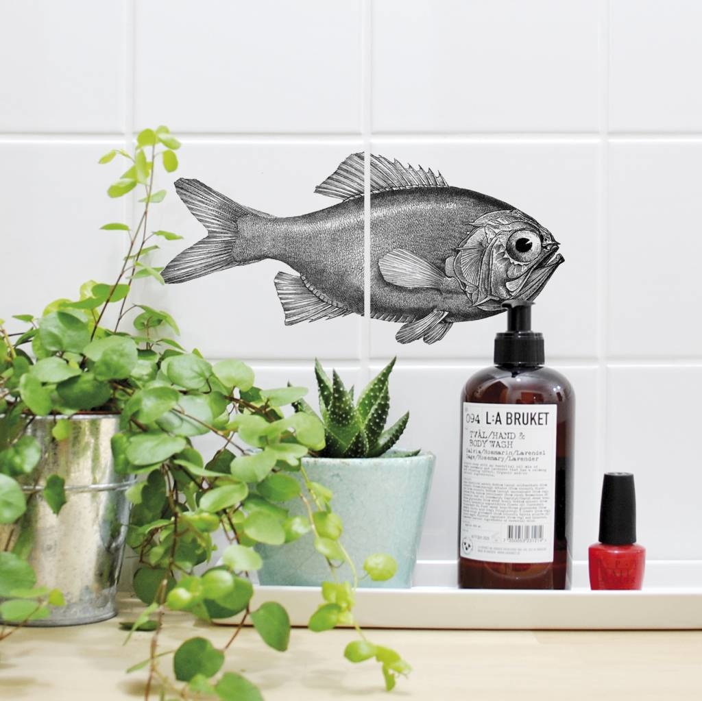 Boubouki muur / tegelsticker 'Fred'