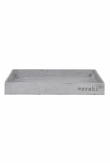 Meraki Grey Pulverized Stone and Resin Tray