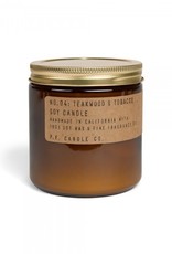 P.F.Candle & Co kaars L  No.4 'Teakwood & Tobacco geurkaars