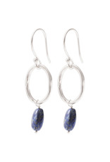 A Beautiful Story Earrings 'Graceful' - Lapis Lazuli
