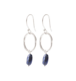 A Beautiful Story Earrings 'Graceful' - Lapis Lazuli