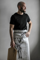 Lapuan Kankurit Apron with moose "Poro" designer Teemu Jarvi