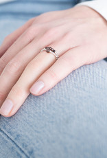 A Beautiful Story Ring 'Beauty' - Smokey Quartz Silver