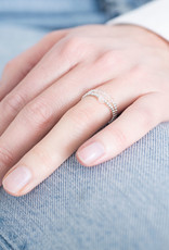 A Beautiful Story Ring 'Beauty' - Rose Quartz Silver