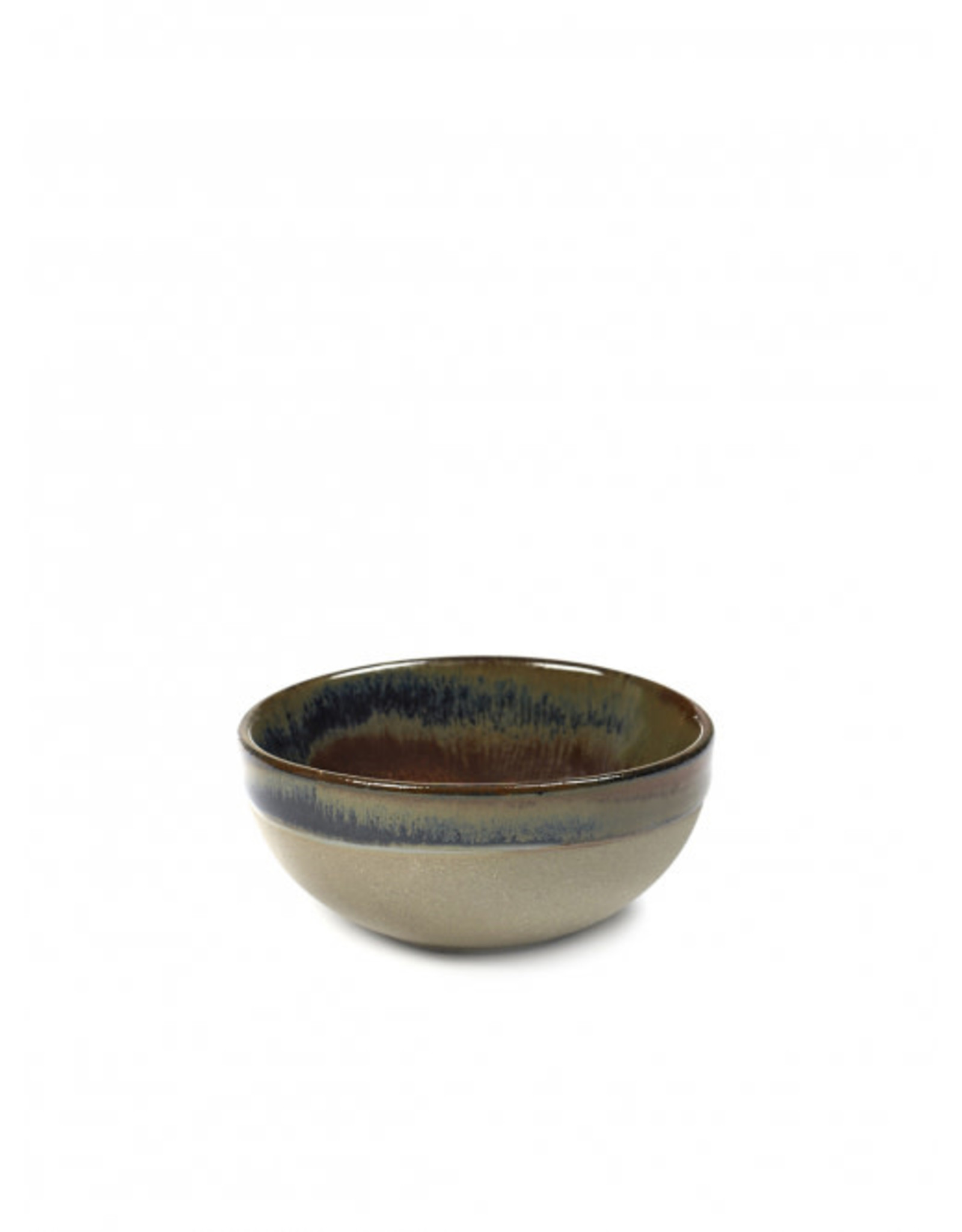 Serax Bowl 'Surface' Grey/Rusty Brown