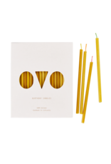 OVO-things Birthday Candles Beeswax 20 pieces