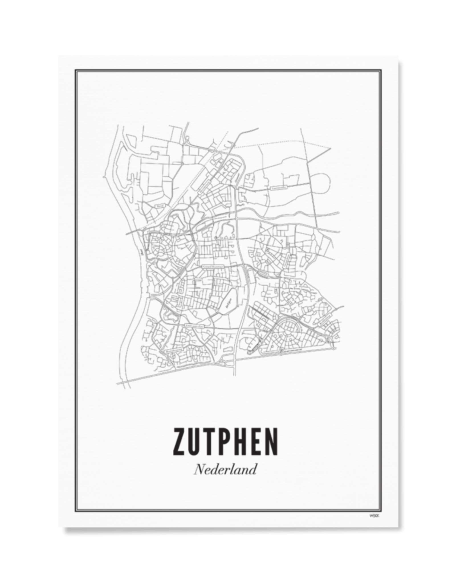 Wijck Poster Zutphen - diverse maten