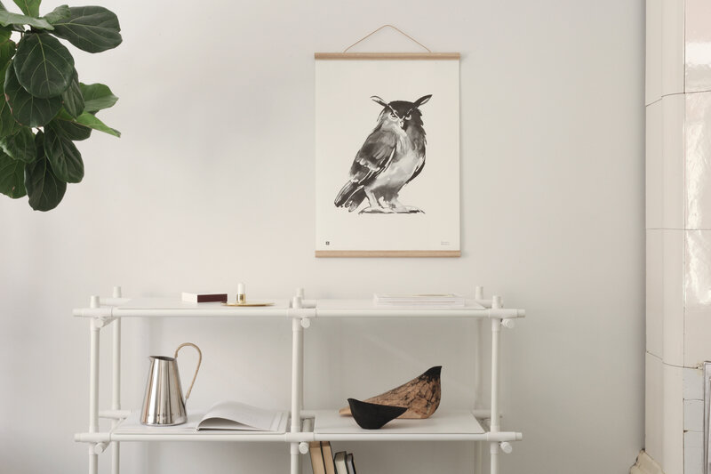 Teemu Järvi Poster 'Owl' 30x40 cm