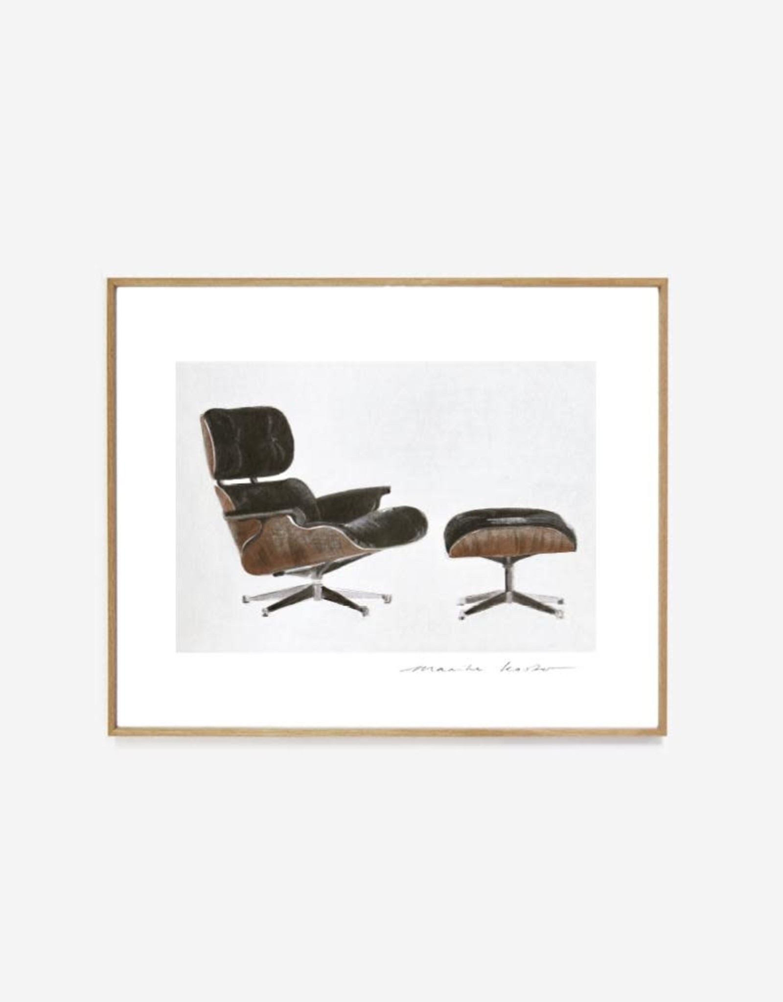 My Deer Art Shop "Eames Lounge" 30x40 Limited edition