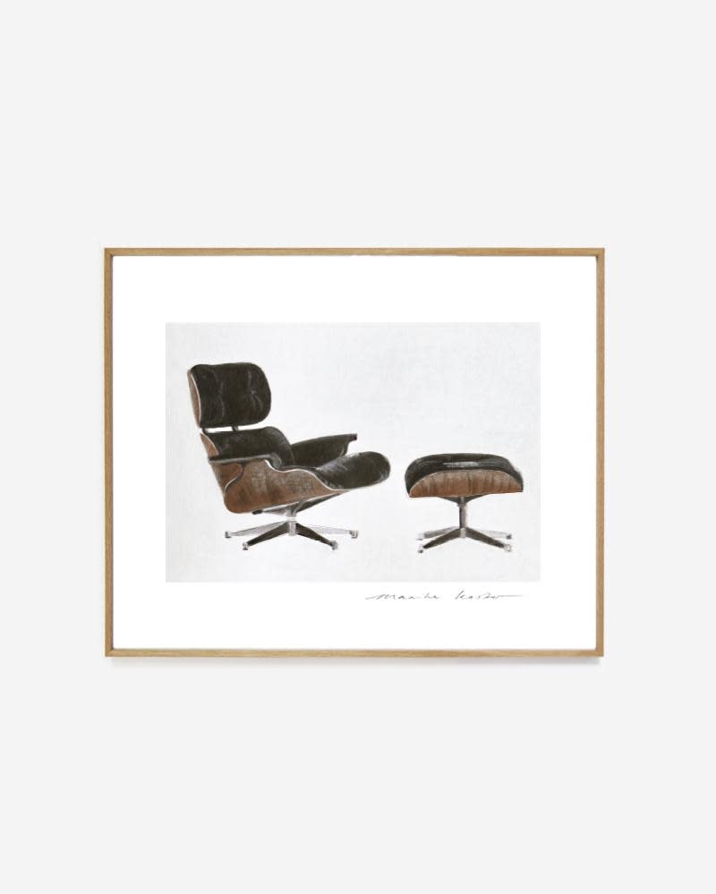 My Deer Art Shop artprint 'Eames Lounge' - 30x40