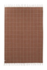OYOY 'Grid' vloerkleed bruin - 140x200cm
