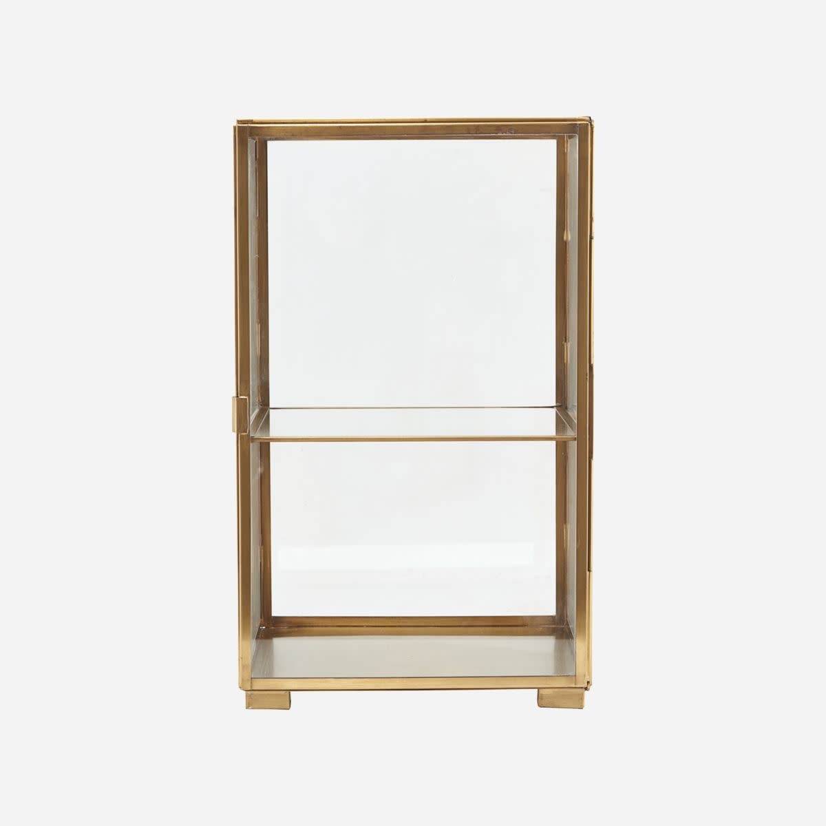 House Doctor glazen vitrine brass