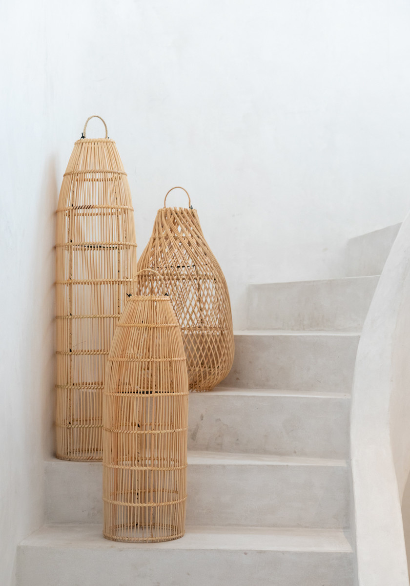 lampenkap 'The Fish Trap' - naturel