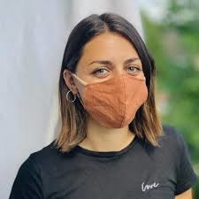 Linnen mondkap div. kleuren