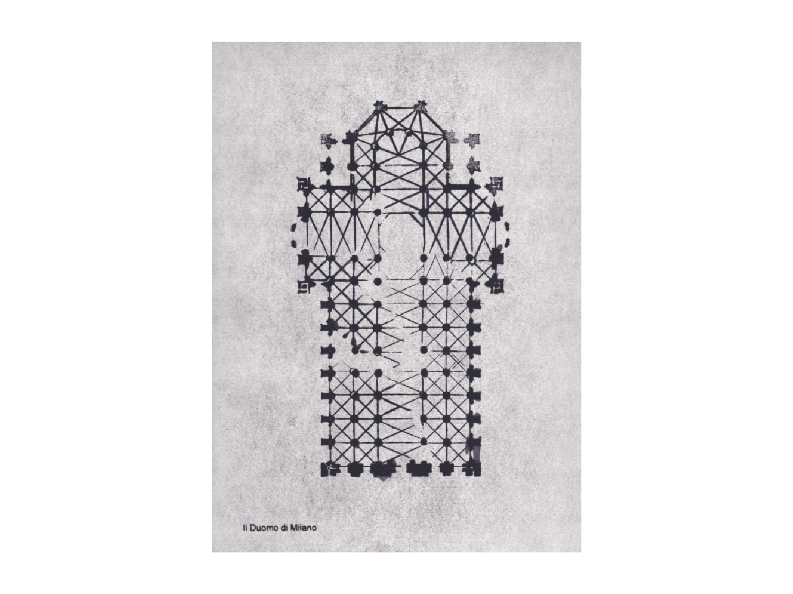 Pernille Folcarelli Artcard A5 || Duomo di Milano