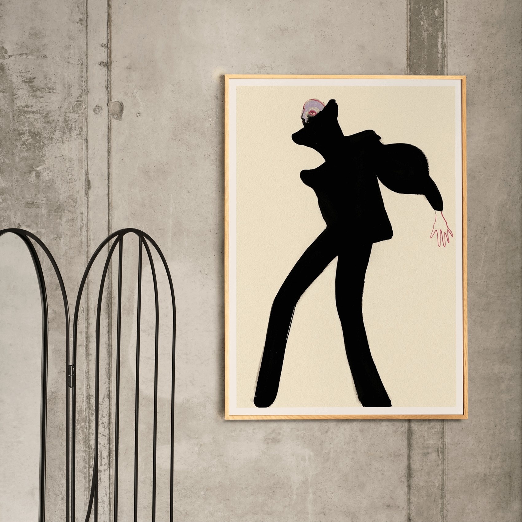 Paper Collective "The Crow" by Amelie Hergardt 30x40cm