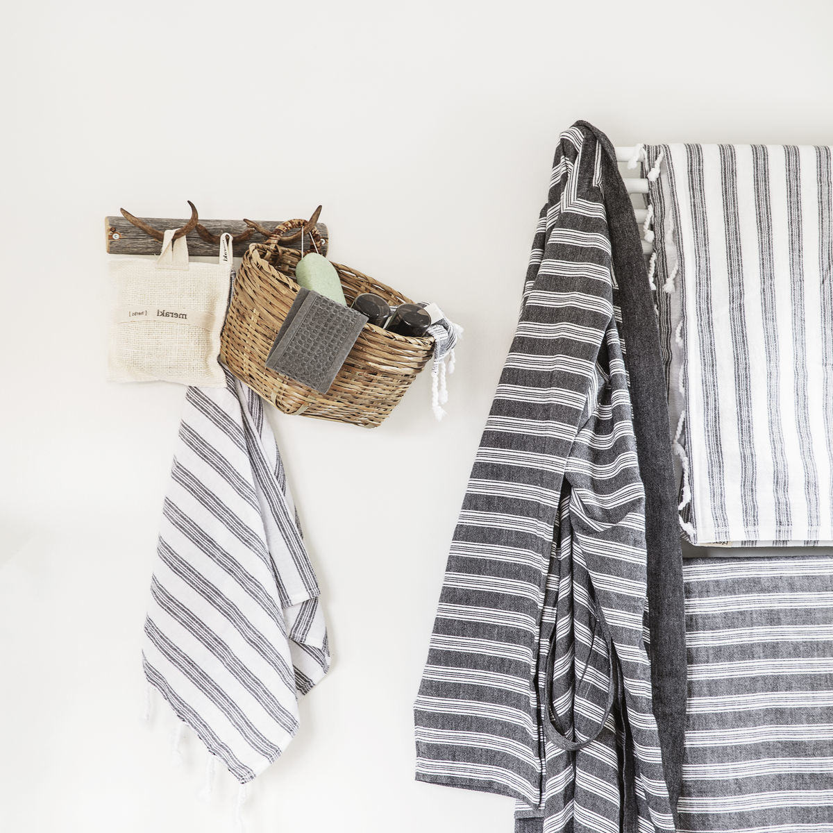 Meraki mand met hengsel 'Tradition' in 2 maten