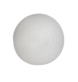 Bungalow Bowl stoneware'Shell" white