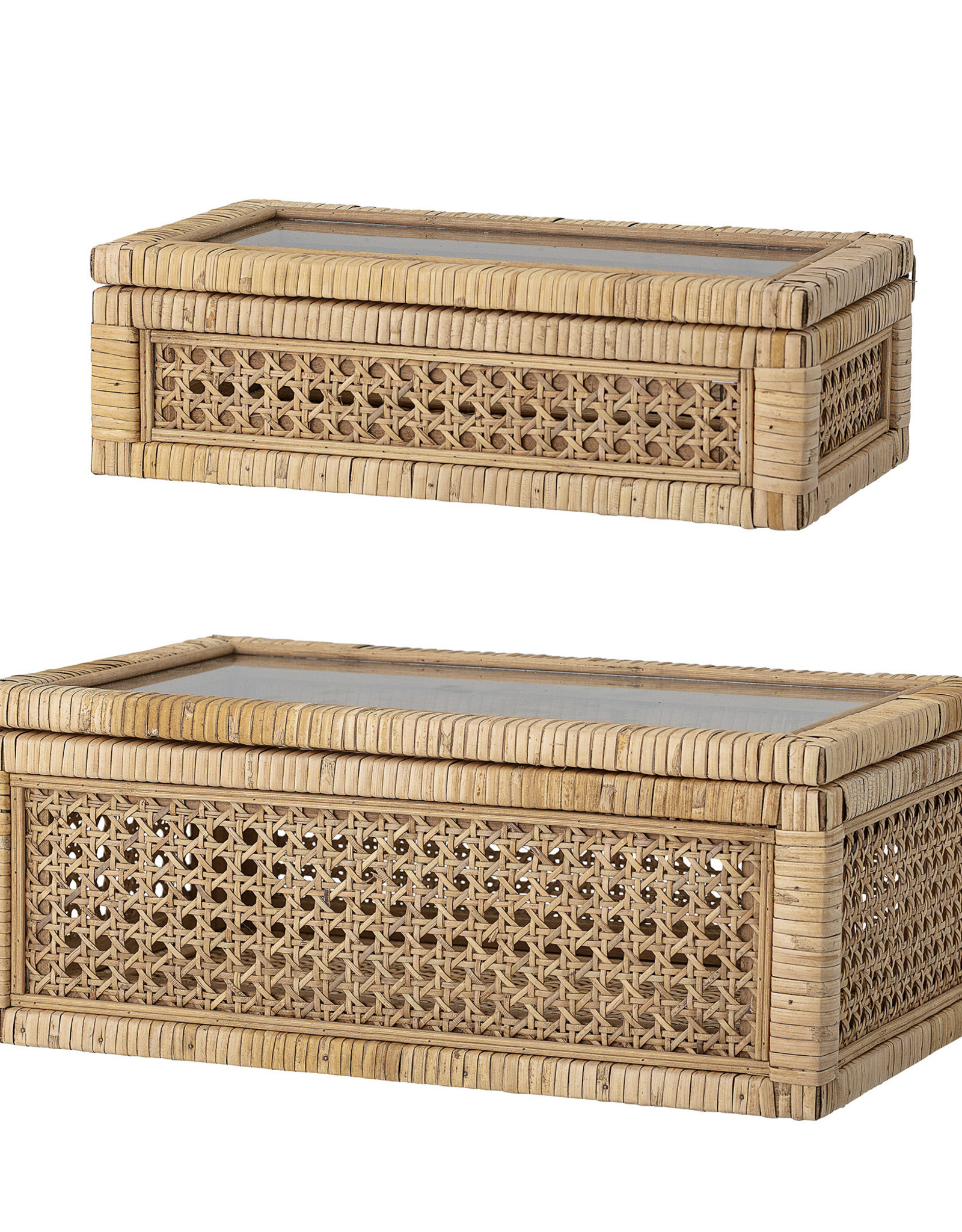 Bloomingville Opbergbox 'Lally' rotan