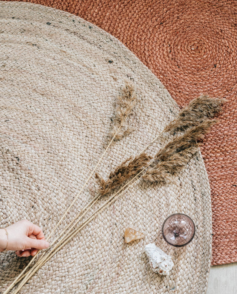 Finarte vloerkleed 'Natur' -  jute