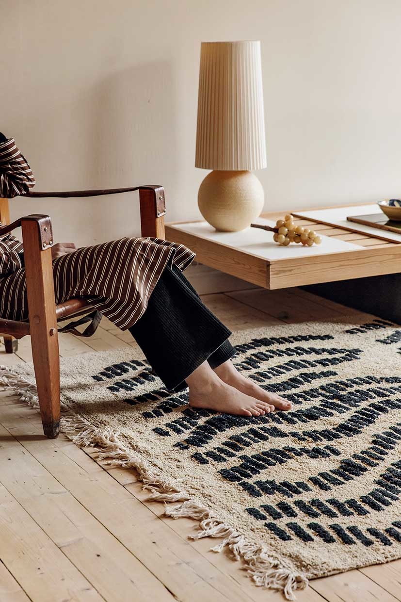 Finarte 'Dyyni' rug recycled cotton