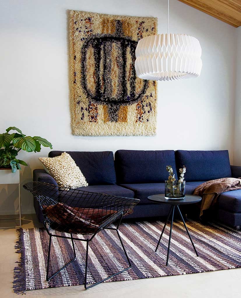 Finarte 'Huvila' vloerkleed recycled katoen