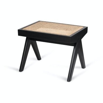 Detjer Footstool Chandigarh -  zwart