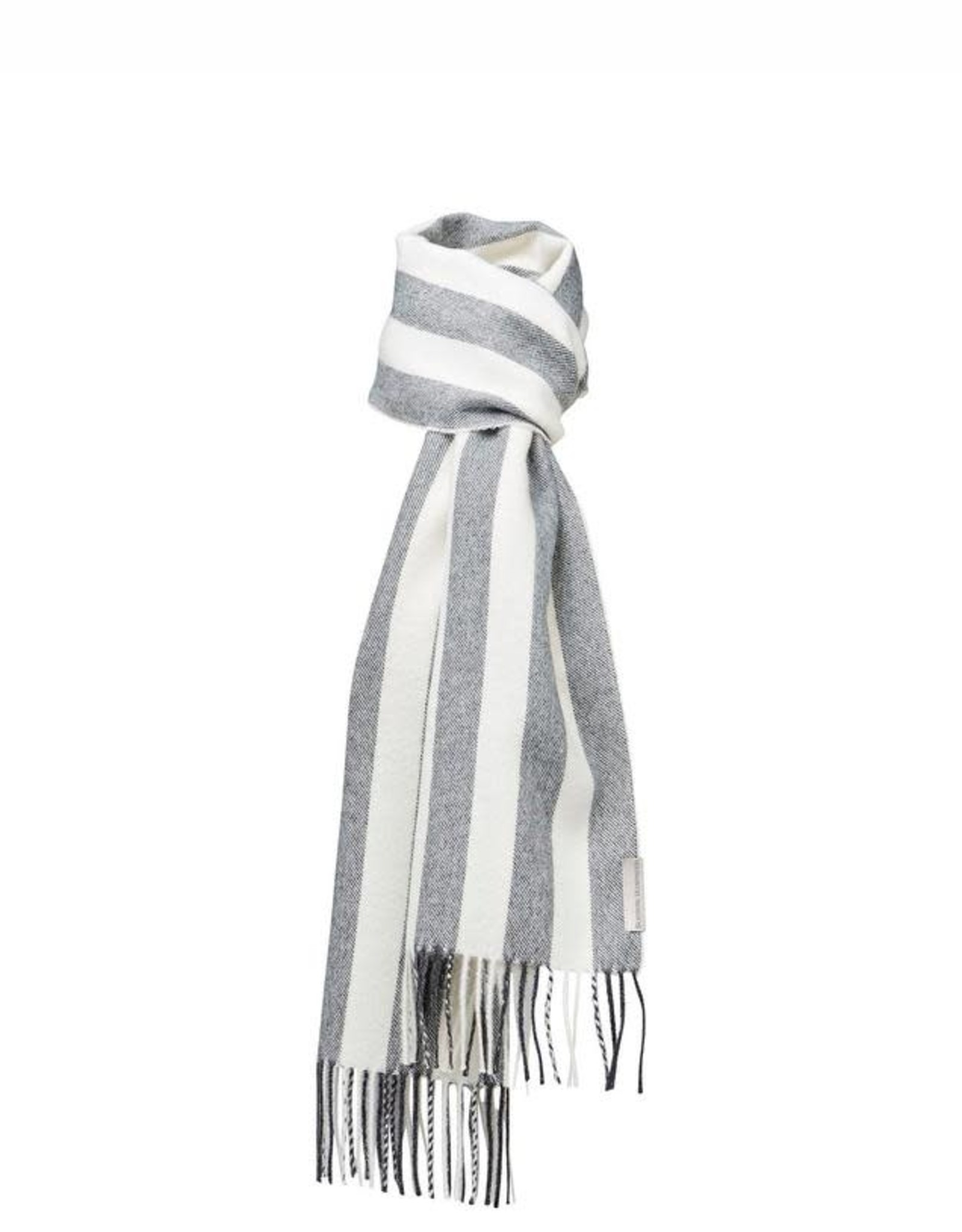 Silkeborg Scarf 'Buenos Aires' Alpaca - Stripe Grey