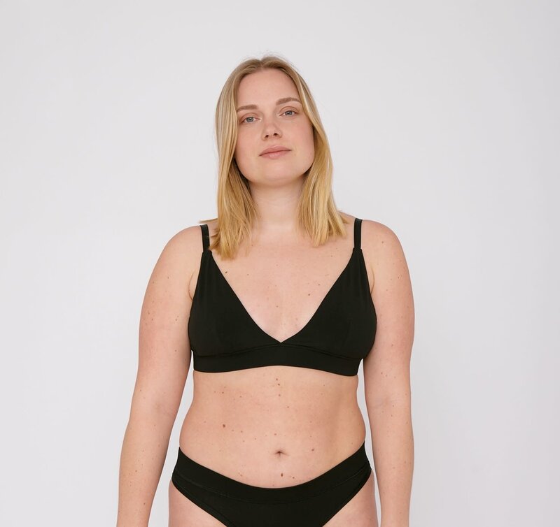 Organic Basics Organic Cotton Triangle Bra