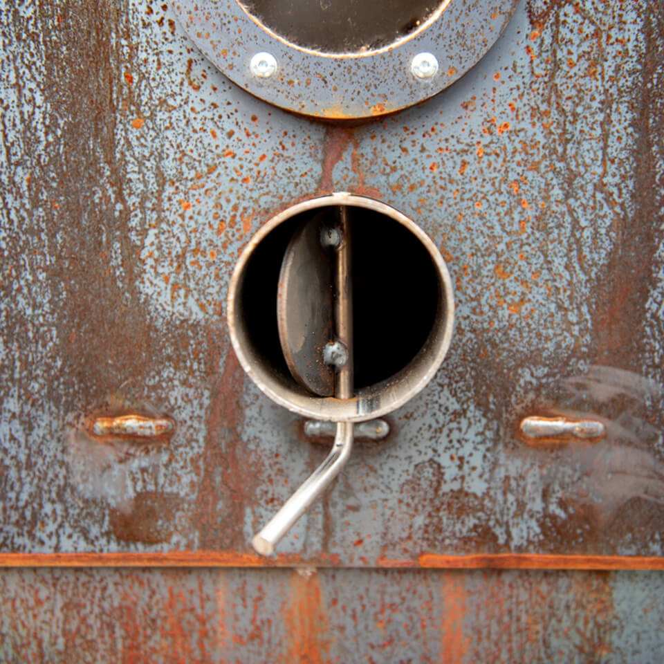 Weltevree deur outdooroven