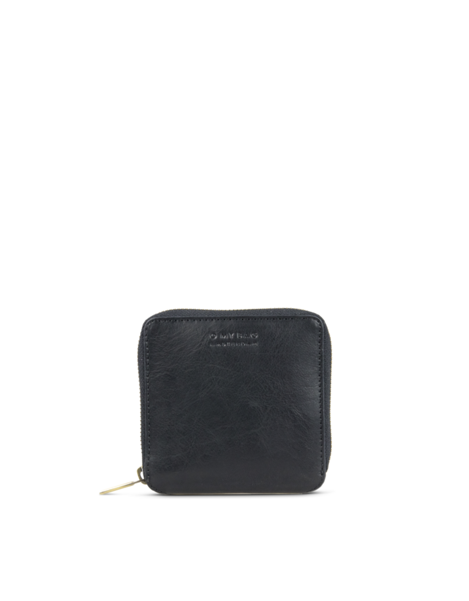 OMyBag Sonny Square Wallet - Black Stromboli Leather