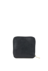 OMyBag Sonny Square Wallet - Black Stromboli Leather
