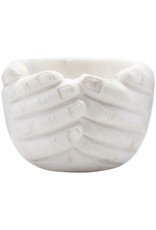 House Doctor Bowl 'Hands' - Marble