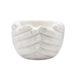 House Doctor Bowl 'Hands' - Marble