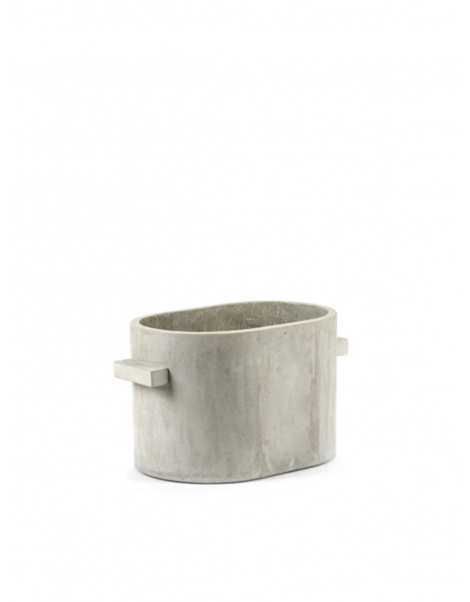 Serax Pot 'Concrete' ovaal - 34 x 23 cm