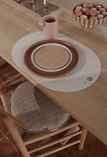 OYOY placemat 'Ribbo' set van 2 / camel