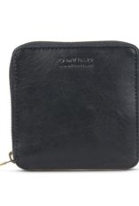 OMyBag Sonny Square Wallet - Black Stromboli Leather