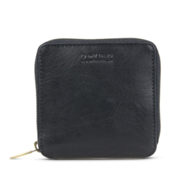 OMyBag Sonny Square Wallet - Black Stromboli Leather