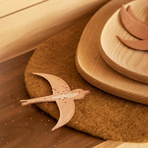 Mushkane decor 'Swallows' - lokta papier