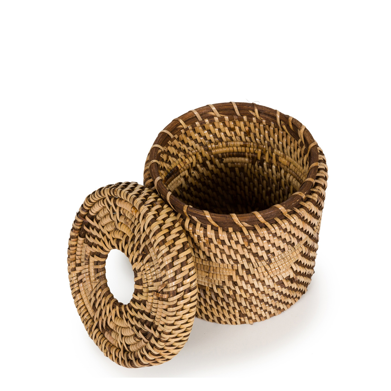 Bazar Bizar tissue box 'Colonial' - rattan