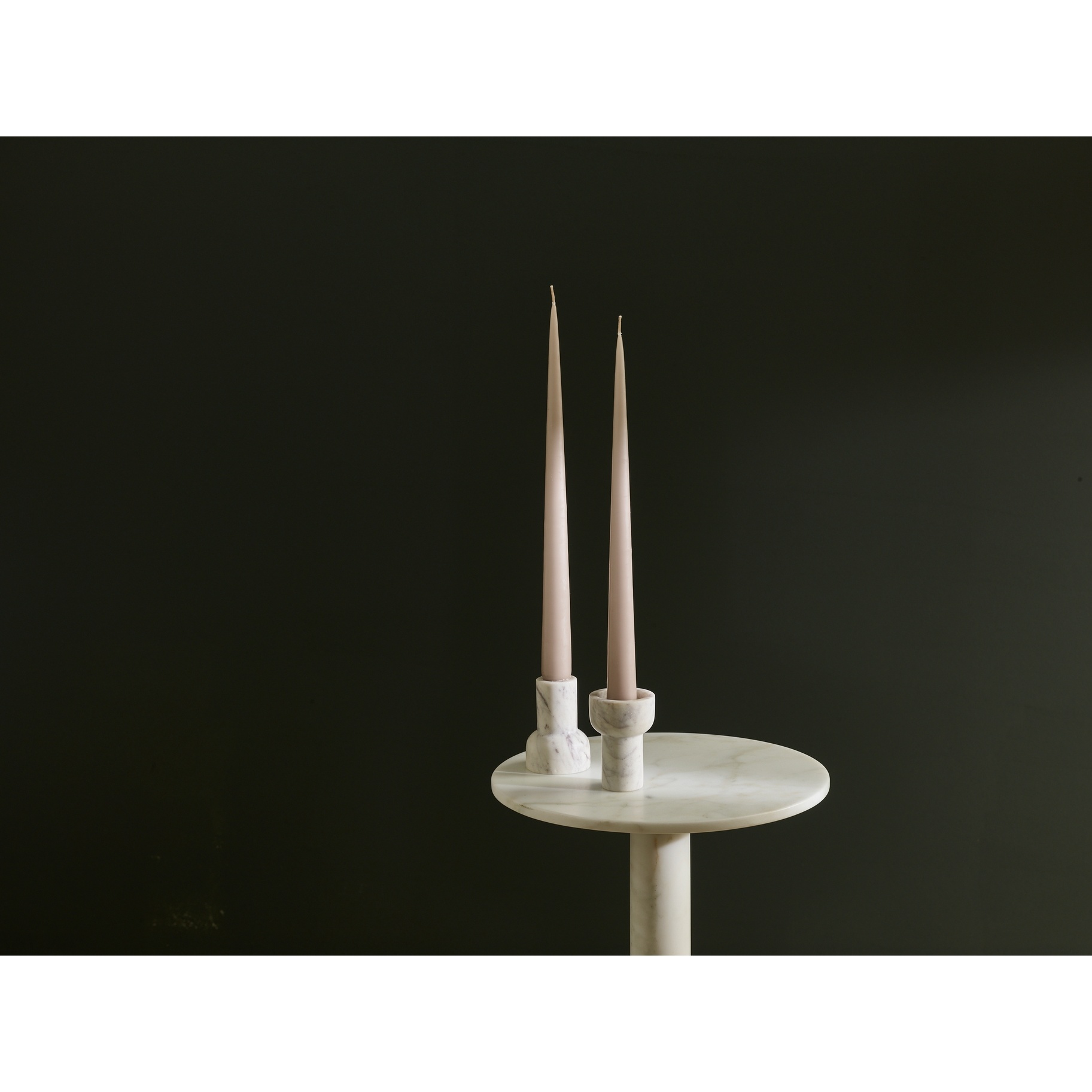 kaarsenstaandaard 'Como' - marmer