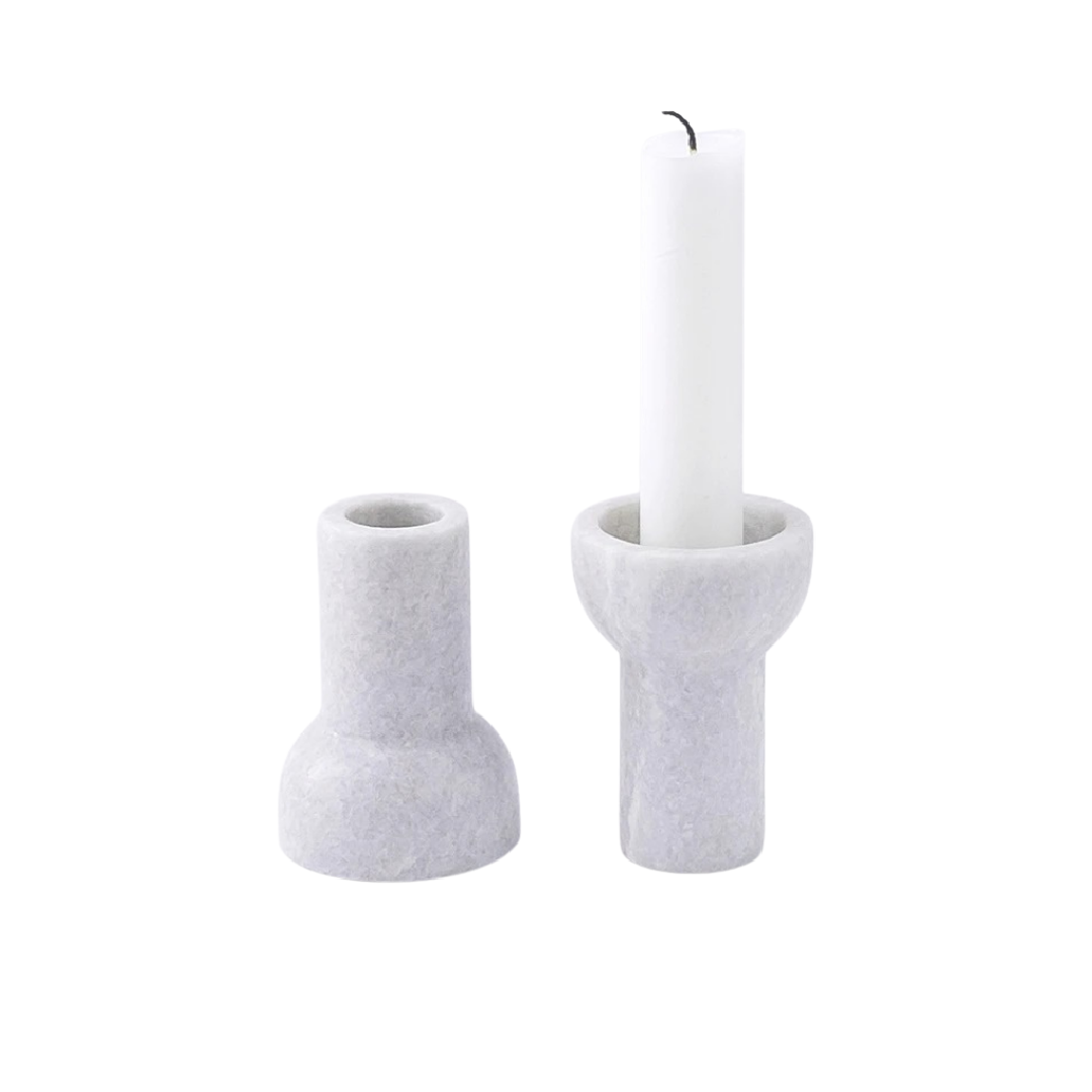 kaarsenstaandaard 'Como' - marmer