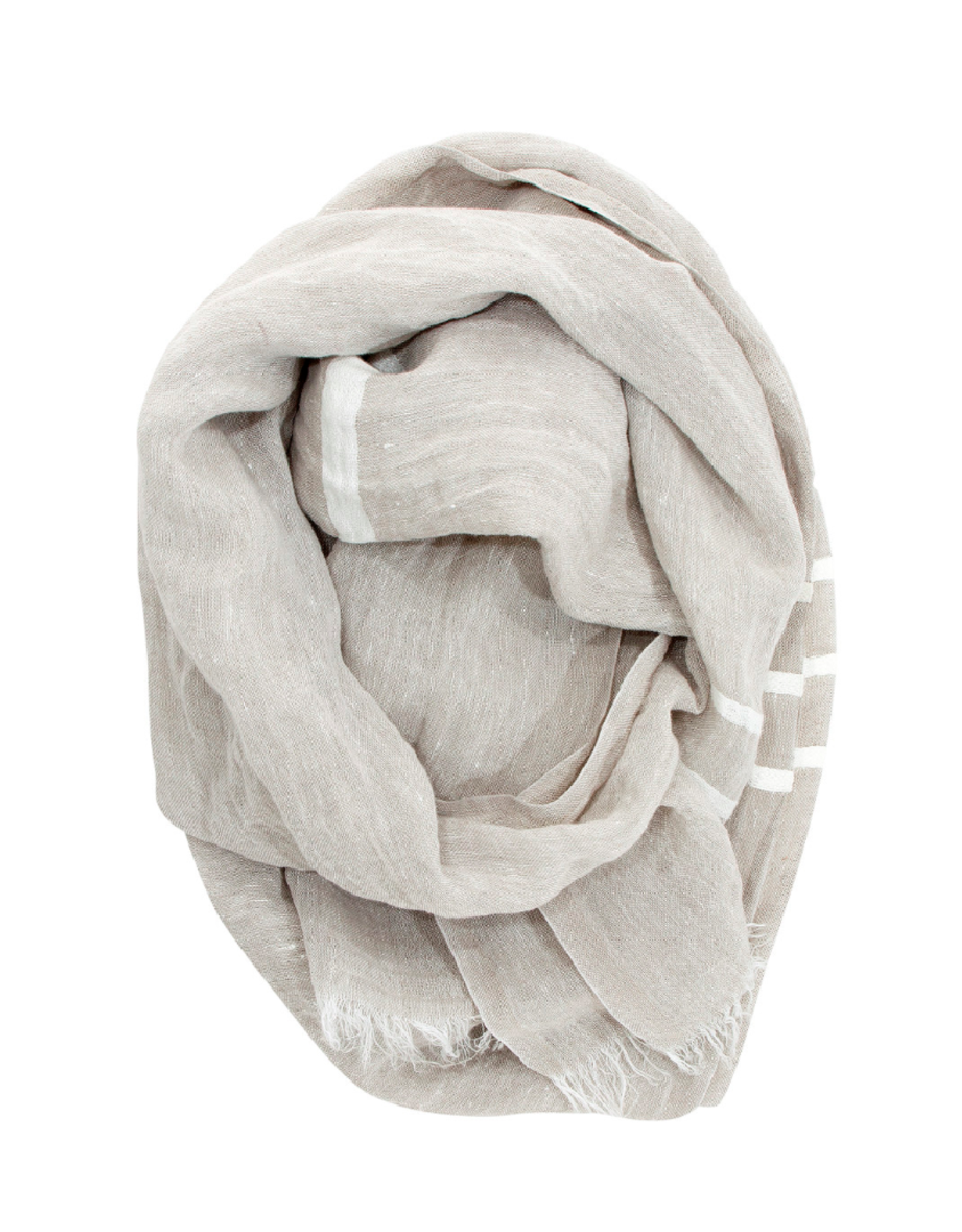 Lapuan Kankurit scarf 'Usva' - linen white