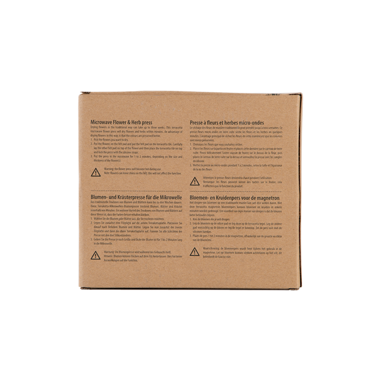 Bloemenpers - terracotta