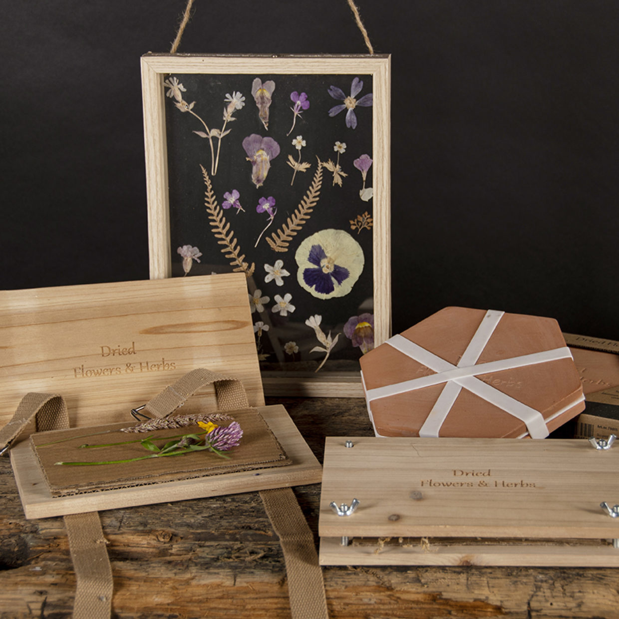 Bloemenpers - terracotta