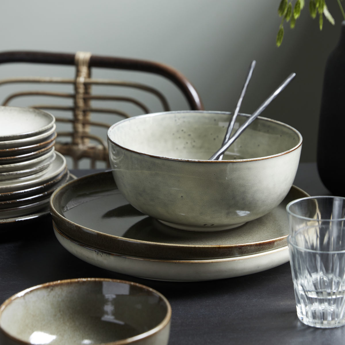 House Doctor kom 'lake' - grijs