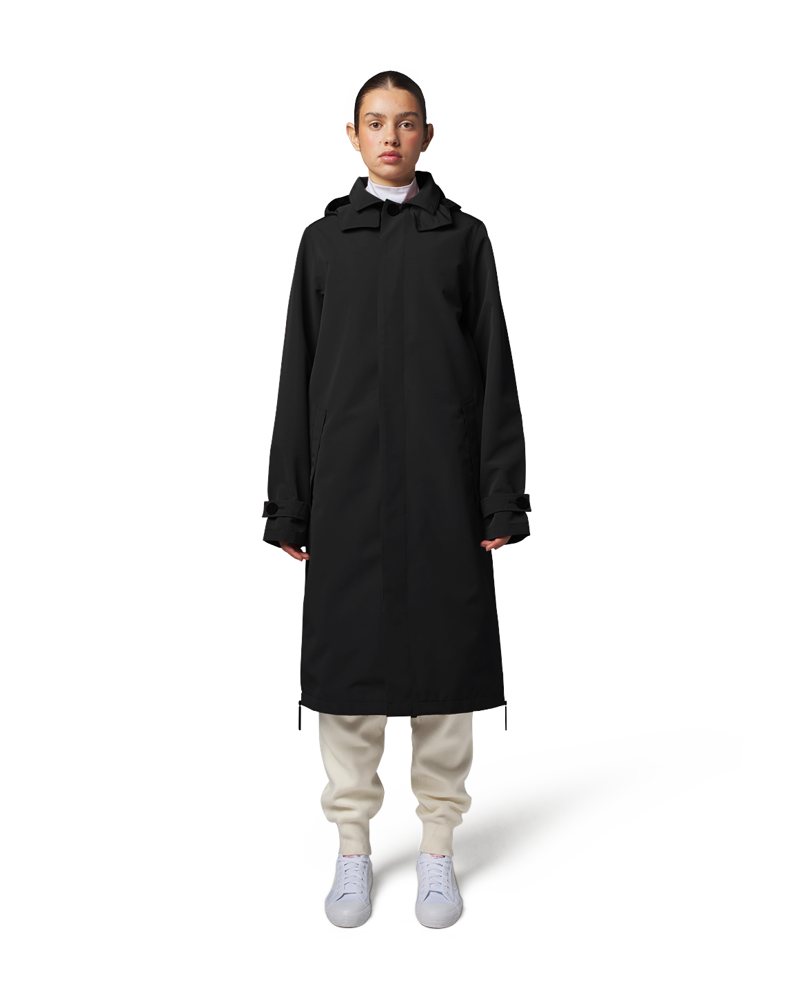 Maium raincoat / poncho 'Mac' - black